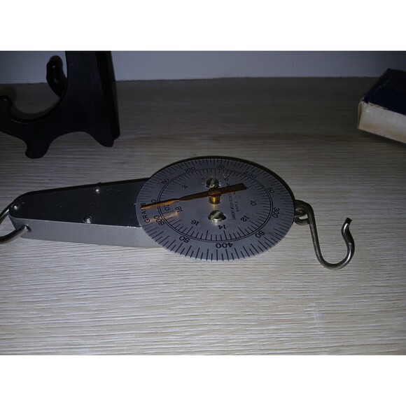 Welch Scientific Co. 500 Grams 18 Ounces Hanging Spring Weight Scale USA W/ Box - Picture 15 of 15